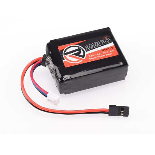 Ruddog LiHv 2200mAh 7.6V Receiver Straight Pack