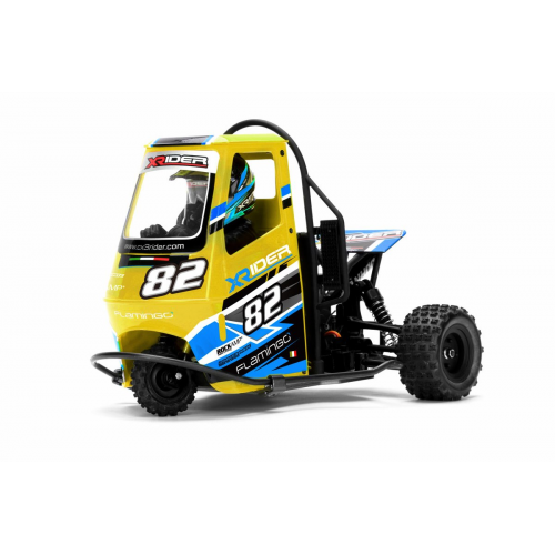 Automodello Elettrico X-Rider Flamingo Triciclo Ape Car RTR 1/8 (Giallo)