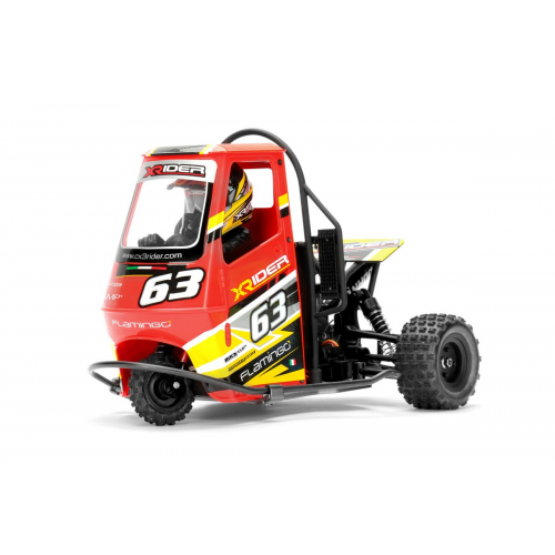 Automodello Elettrico X-Rider Flamingo Triciclo Ape Car RTR 1/8