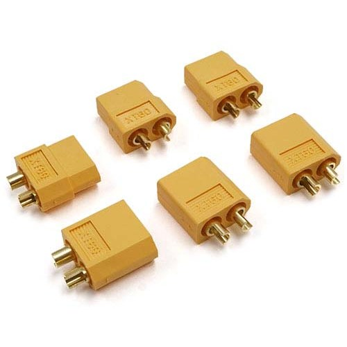 Yeah Racing XT60 Plug Set (3 Male 3 Female)