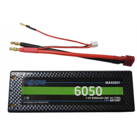 MaxPro 6050mAh 7,4V Battery LiPo 50C Hard Case