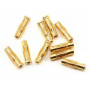 Team Orion Gold Plug 4mm (Male X10)