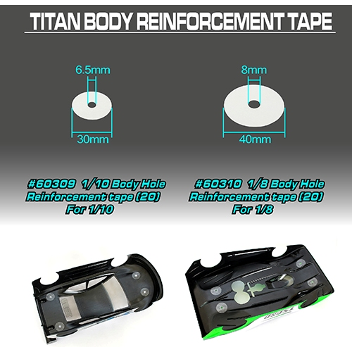 Blitz 1/8 Body Hole Reinforcemente Tape (20)