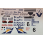 Delta Plastik Decals for Renault Clio Williams Body (1/10)