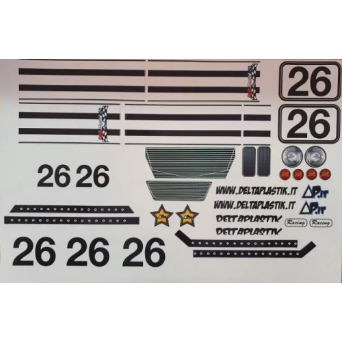Delta Plastik Adesivi per carrozzeria Shelby Cobra  (1/8)