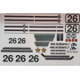 Delta Plastik Decals for Shelby Cobra Body (1/8)