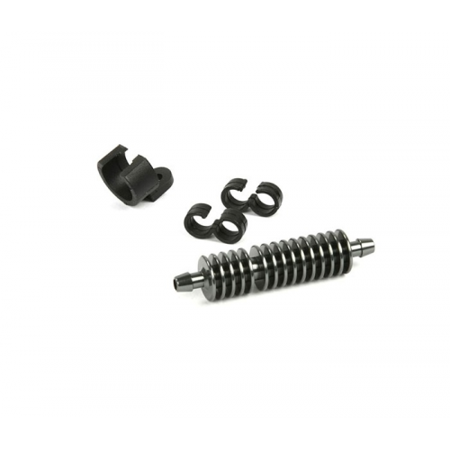 Robitronic 1/8th Exhaust Gas Cooler with Mounts (Grey)