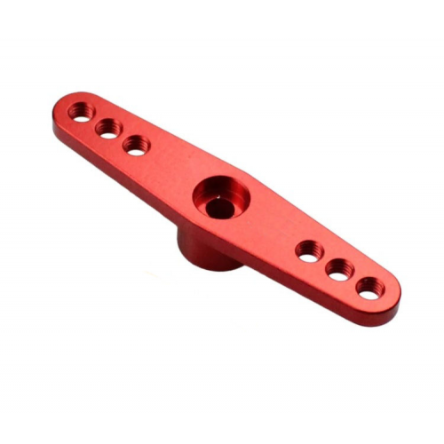 iRacing Aluminium Double Servo Horn 24T Red (Hitec)