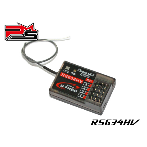 Power Star RS472HV Compatible Receiver 2.4GHZ - FHSS 4 / 3 for Sanwa Radio