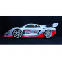 Grafil Bodies Carrozzeria Audi R8 LMS con adesivi (1/8 - Rally - GT)