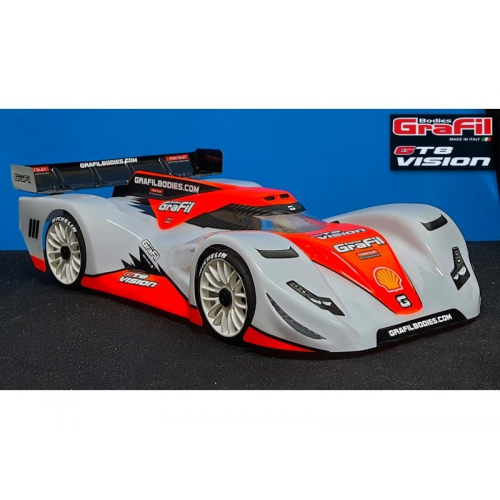 Grafil Bodies GT8 Vision LMP1 1/8 GT Body With Decals