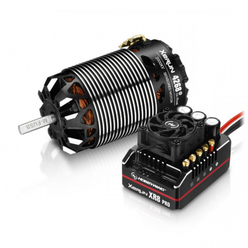 HobbyWing XERUN XR8 PRO G2 1/8 Brushless ESC 200A & Motor 4268 2000KV G3