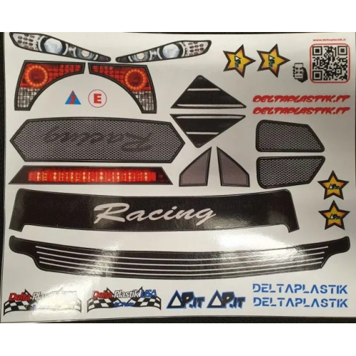 Delta Plastick Precut Decals for GT4