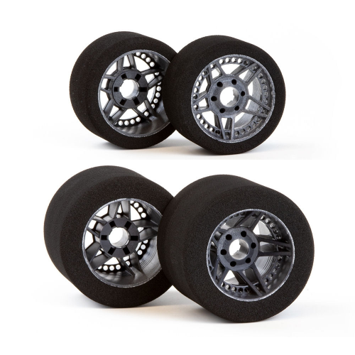 Matrix Treno gomme 1/8 On/Road cerchio "NEW FIVE" Carbon 32/35 Shore