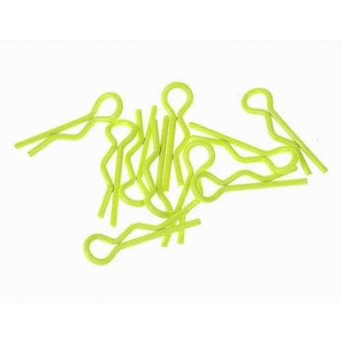 Xceed Clips verniciate Giallo Fluo per 1/10 (10pz)