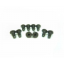 Xceed 4x10 Titanium Flat Head Hex Socket - Machine (10Pcs)