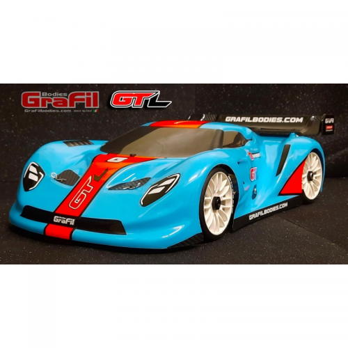 Grafil Bodies Carrozzeria GT-L Speed (Ford MK2) con adesivi (1/8 - Rally - GT)