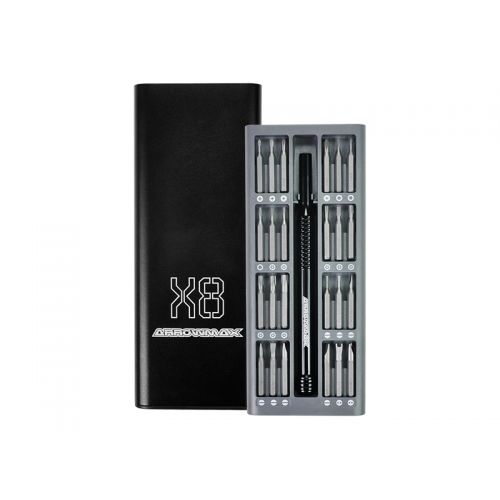 ArrowMax Set cacciavite di precisione con Case in metallo (48 inserti)