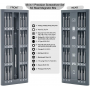 ArrowMax Premium Precision Screwdriver Set with Alu Case (48 inserts)