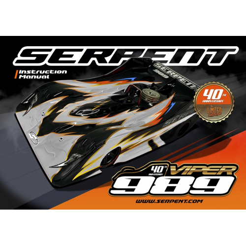 Serpent 989 40th anniversary 1/8 On/Road