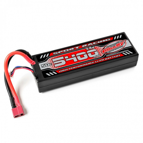 Team Corally 5400mAh 50C 7.4V Battery LiPo Hard Case