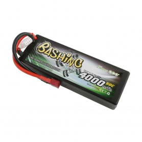 Gens Ace 4000mAh 11.1V 50C HardCase LiPo Battery Pack with T-Plug