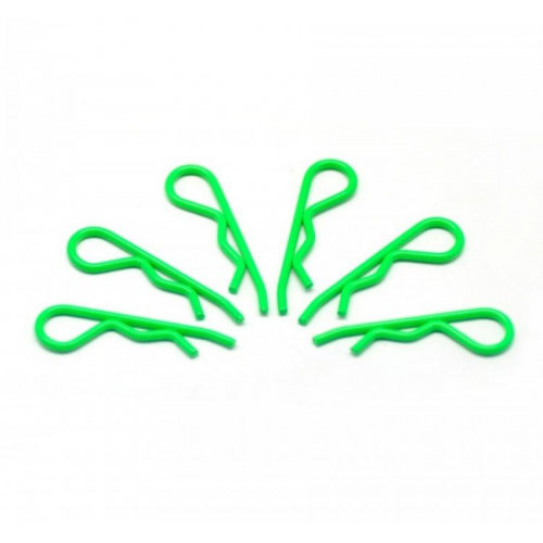 Xceed Clips verniciate Verde Fluo per 1/8 (6pz)