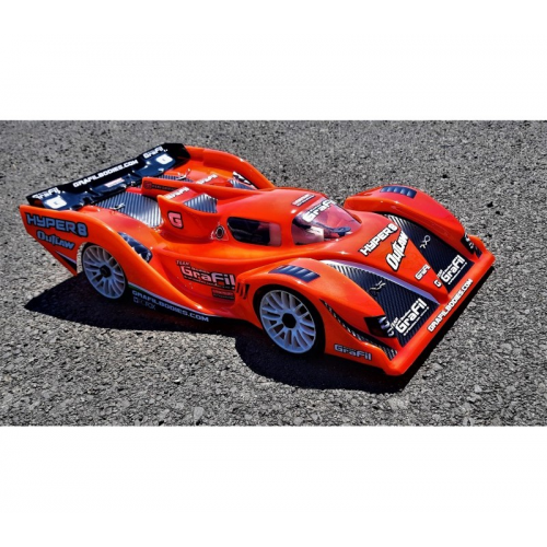 Grafil Bodies Carrozzeria Hyper 8 Outlaw LMP1 con adesivi (1/8 - Rally - GT)