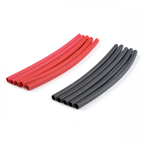 Team Corally Shrink Tubing - 2.4mm - Red + Black - 10 pcs