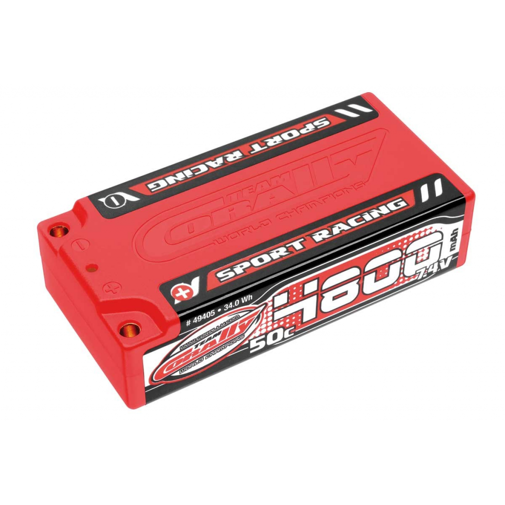 Team Corally Sport 4800mAh 2S 50C HardCase Lipo Battery