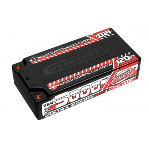 Team Corally LiHv Short 5000mAh 120C - 7.6V Graphene Stick Pack