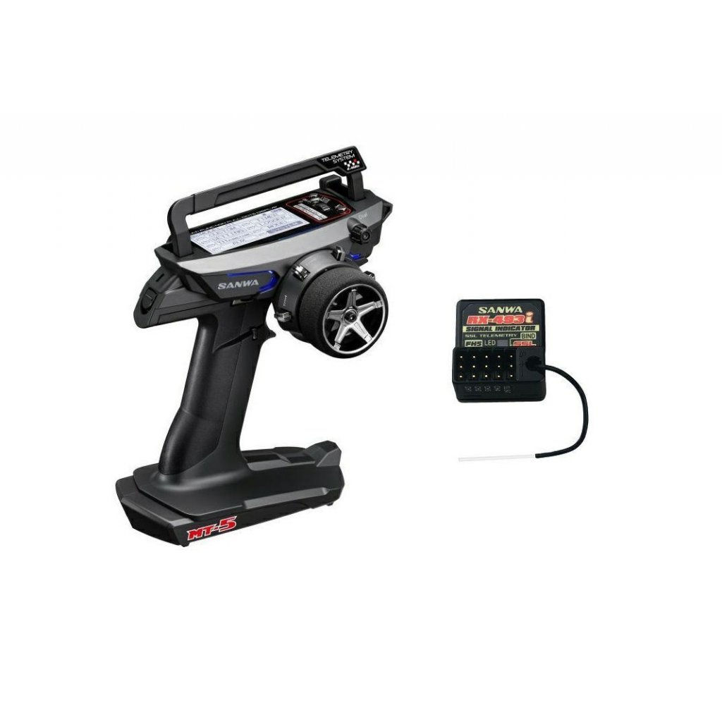 サンワ　MT-5 Radiocomando Sanwa CAR MT-5 2.4GHZ con RX493i