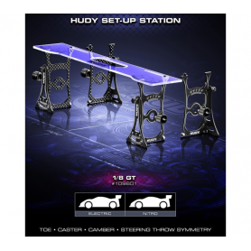 Hudy NEW Universal Set-up Station for 1/8 GT Cars