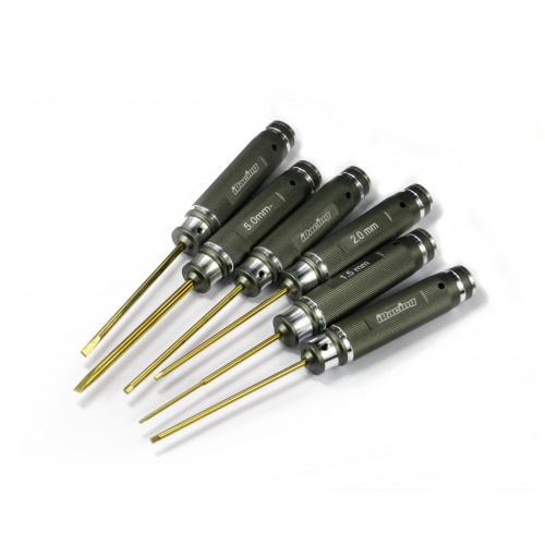 iRacing Metric Allen Wrench Set + Flat Head Screwdriver (6)