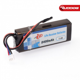 Intellect Pacco Batteria LiPo RX 7,4V 2400mAh RX (Piatto)