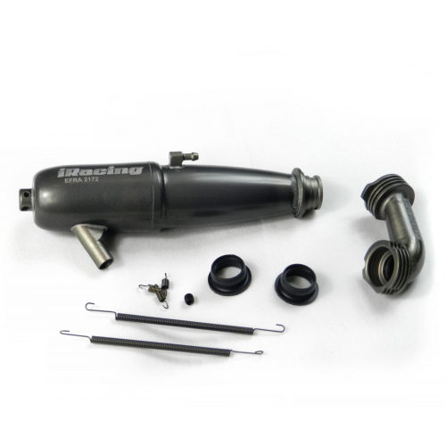 iRacing EFRA 2172 HD 1/8 Inline Tuned Pipe Set (manifold 90°)