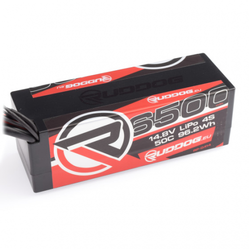 Ruddog Pacco Batteria LiPo 6500mAh 14,8V 50C XT90