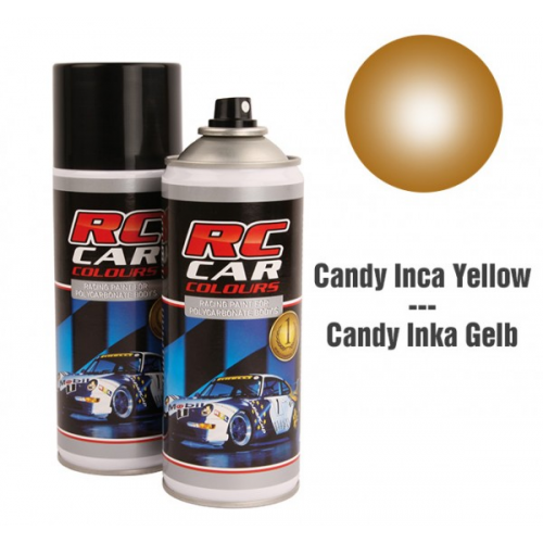 Rc Car Vernice Spray per lexan 150ml (Candy Inca Yellow 1023)