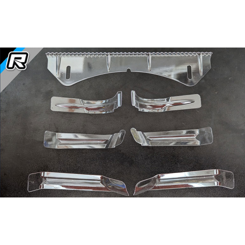 PIP AERO Turbo2 Set 1/8 Body Stiffeners + Wing