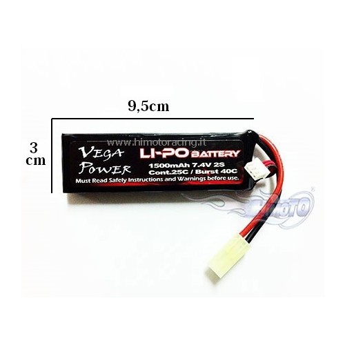 Himoto LiPo Battery Pack 1500mAh 7.4V for 1/18 Car