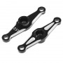 Ultimate Racing Aluminium Servo Arm 23T Double (Light) Black