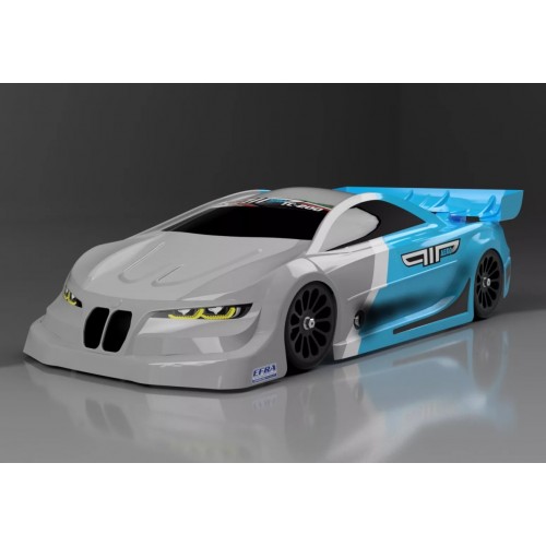 PIP AERO TC200 Carrozzeria 1/10 Touring con alettone e decals