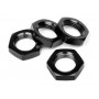 HB67492 HB D819RS 17mm wheel nut (black/4pcs)