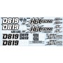 HB204451 HB D819RS Set Decals