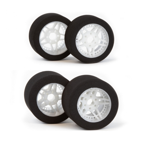 Matrix Rear 1/8 On/Road Tires on Rims "NEW FIVE" Light 37 Shore