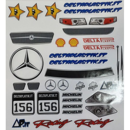 Delta Plastik Adesivi per carrozzeria Mercedes Classe C DTM (1/8)