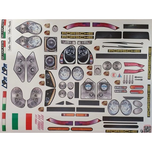 Delta Plastik Decals for Porsche Body (1/8)