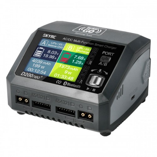 SkyRC D200 NEO+ AC/DC 10A Double Charger 2x200W