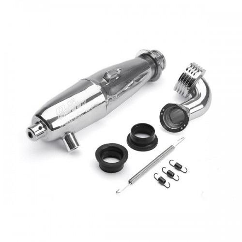 O.S. Engine T-1070 Efra 2672 Kit marmitta In-line 1/10 On/Road con collettore