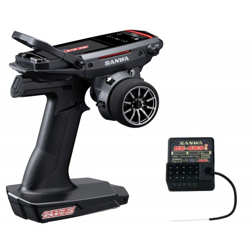 Sanwa M17S FH5 4-Channel 2.4GHz Radio System w/ Receiver and Battery